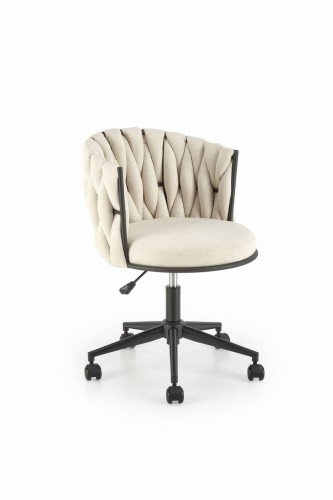 Fotel obrotowy - beżowy - Qelrio