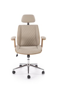 Fotel obrotowy - beżowy - Uelrio Halmar