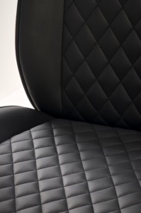 Fotel obrotowy - czarny - Velrio Halmar