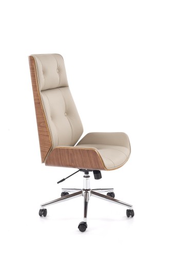 Fotel obrotowy - beżowy - Oeniro