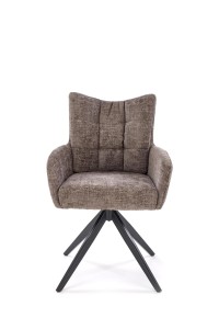 Krzesło - popielate - Delvino Meble skrzyniowe