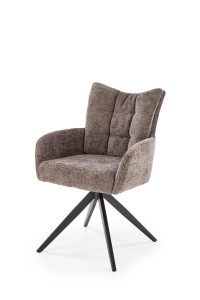 Krzesło - popielate - Delvino Meble skrzyniowe