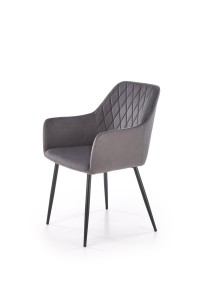 Krzesło - popielate - Solnovo Meble skrzyniowe