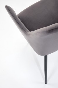 Krzesło - popielate - Solnovo Meble skrzyniowe