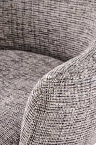 Krzesło - popielate - Lornira Meble skrzyniowe