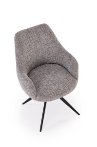 Krzesło - popielate - Lornira Meble skrzyniowe