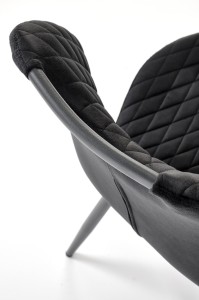 Krzesło - czarne - Rennira Meble skrzyniowe