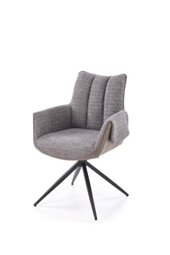 Krzesło - popielate - Solveto