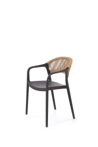 Krzesło - czarne - Veloro Meble skrzyniowe