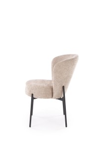 Krzesło - beżowe - Melvio Meble skrzyniowe