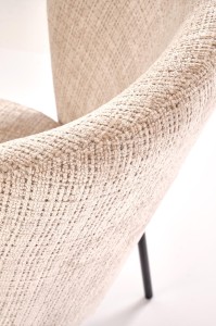 Krzesło - beżowe - Melvio Meble skrzyniowe