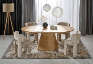 Stół 160 cm - naturalny - Mevro Meble skrzyniowe