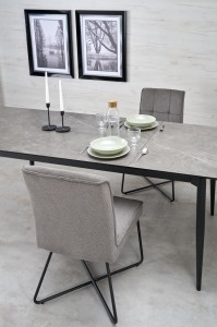 Stół 180 cm - popielaty - Oevro Meble skrzyniowe