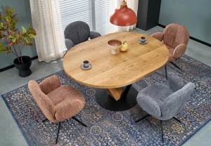 Stół 120 cm - naturalny - Carvo Meble skrzyniowe