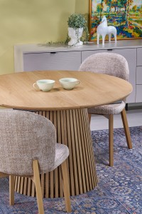 Stół 120 cm - naturalny - Earvo Meble skrzyniowe