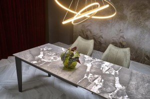 Stół 140 cm - popielaty - Harvo Meble skrzyniowe