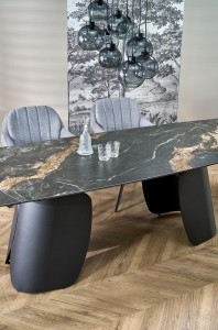 Stół 180 cm - czarny - Karvo Meble skrzyniowe