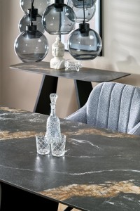 Stół 180 cm - czarny - Karvo Meble skrzyniowe