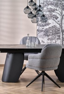 Stół 180 cm - czarny - Karvo Meble skrzyniowe