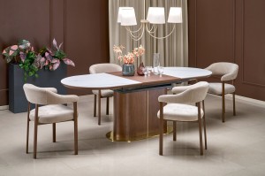 Stół 160 cm - biały - Oarvo Meble skrzyniowe