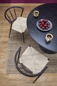 Stół 120 cm - czarny - Parvo Meble skrzyniowe