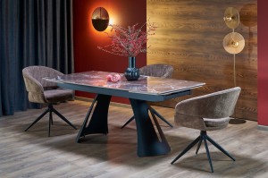 Stół 180 cm - czarny - HelioX Meble skrzyniowe