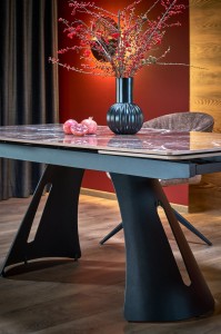 Stół 180 cm - czarny - HelioX Meble skrzyniowe