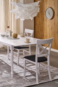 Stół 160 cm - biały - LentoX Meble skrzyniowe