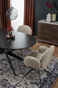 Stół 180 cm - czarny - HelioL Meble skrzyniowe