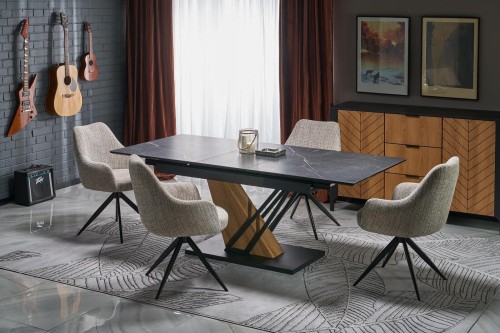 Stół 140 cm - czarny - Avero