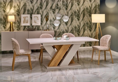 Stół 160 cm - drewniany - Helio