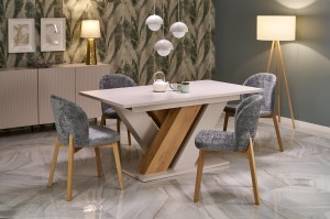 Stół 160 cm - drewniany - Helio Meble skrzyniowe
