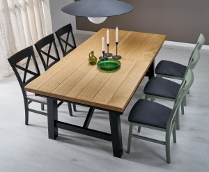 Stół 200 cm - wielokolorowy - Quaro Meble skrzyniowe