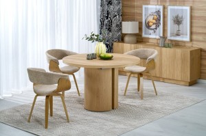 Stół 120 cm - naturalny - Ulmo Meble skrzyniowe