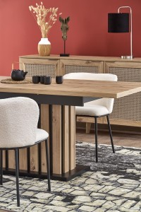 Stół 130 cm - drewniany - Arveno Meble skrzyniowe