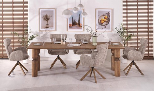 Stół 200 cm - drewniany - Ilaro