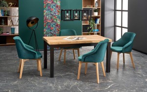 Stół 140 cm - wielokolorowy - Irleno Meble skrzyniowe