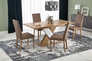 Stół 130 cm - drewniany - Nervan Meble skrzyniowe