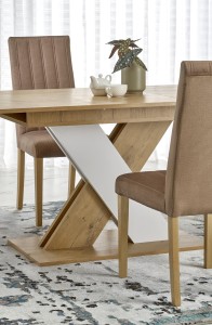 Stół 130 cm - drewniany - Nervan Meble skrzyniowe