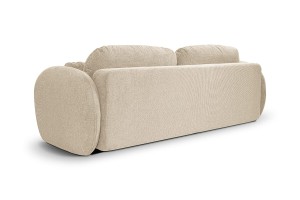 Kanapa 240 cm beżowa rozkładana nowoczesna - Daniel Meble tapicerowane