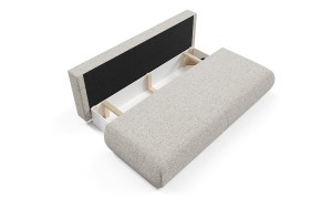Sofa minimalistyczna 210 cm - beżowa - Rodrigo Meble tapicerowane