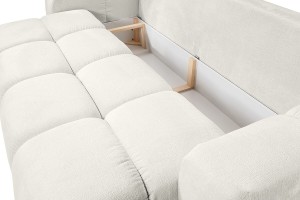 Sofa 260 cm rozkładana nowoczesna beż - Mateo Meble tapicerowane