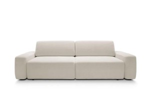 Sofa rozkładana nowoczesna 260 cm beżowa - Mara Meble tapicerowane