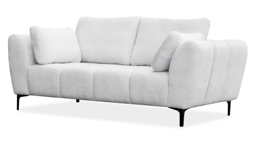 Sofa 190 cm z funkcją spania szara - Gatta