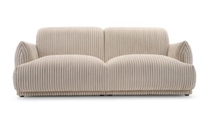 Sofa 210 cm nowoczesna beżowa - Dafne Meble tapicerowane