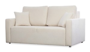 Sofa szerokość 170 cm rozkładana beżowa - Carmen Meble tapicerowane