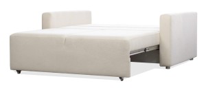 Sofa szerokość 170 cm rozkładana beżowa - Carmen Meble tapicerowane