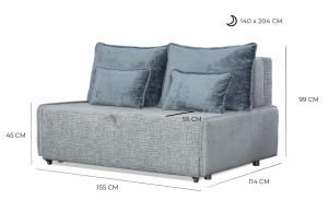 Sofa z funkcją spania mała - Bona Meble tapicerowane