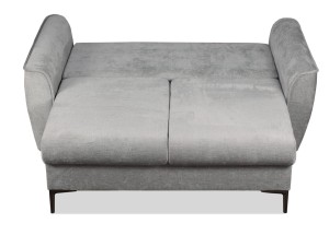 Sofa rozkładana nowoczesna szara - Nora Meble tapicerowane