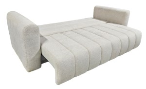 Sofa z przeszyciami nowoczesna 250 cm - Milan Meble tapicerowane